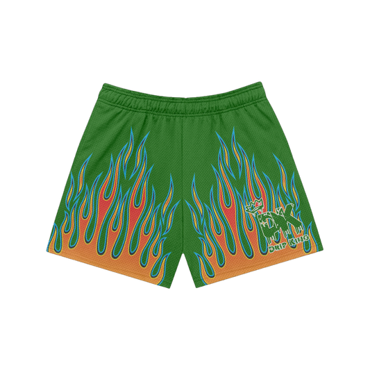 Flames Mesh Shorts