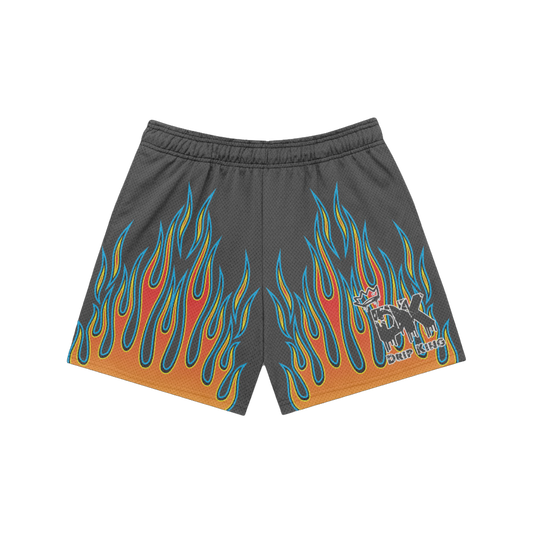 Flames Mesh Shorts